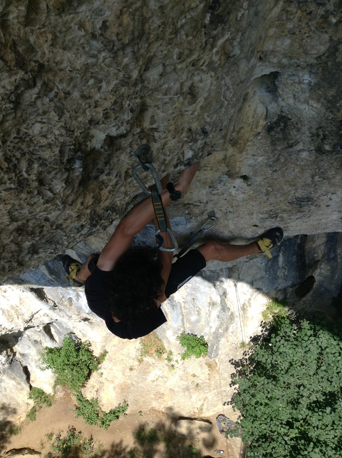 Antoine dans "Plus dure sera la chute" 8a+