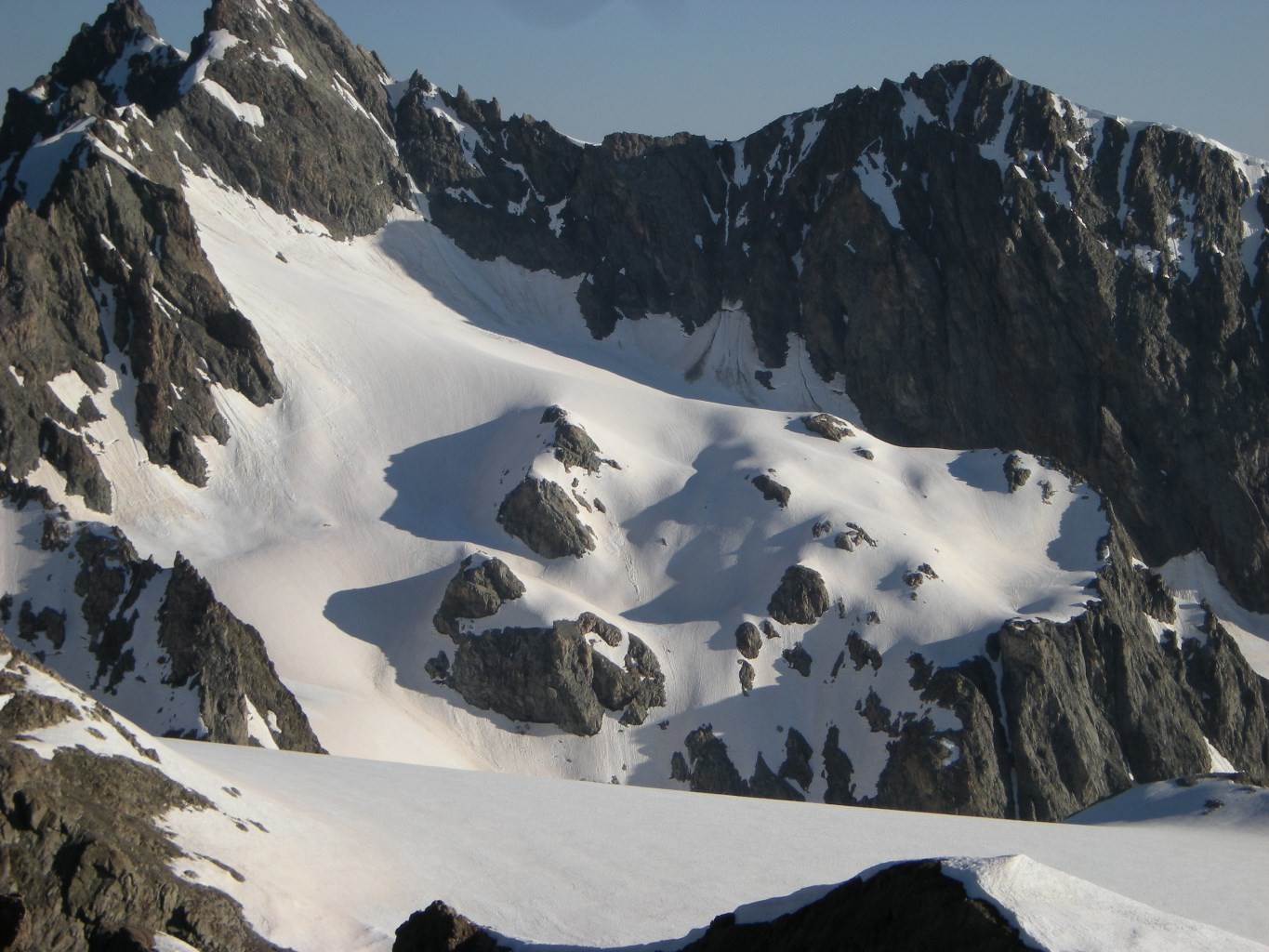 montée vers les agneaux après le col
