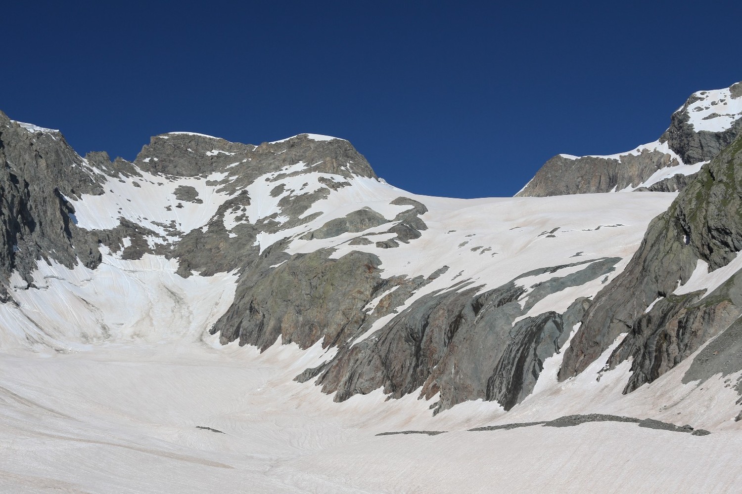 L'extrémité supérieure du vallon du Chardon