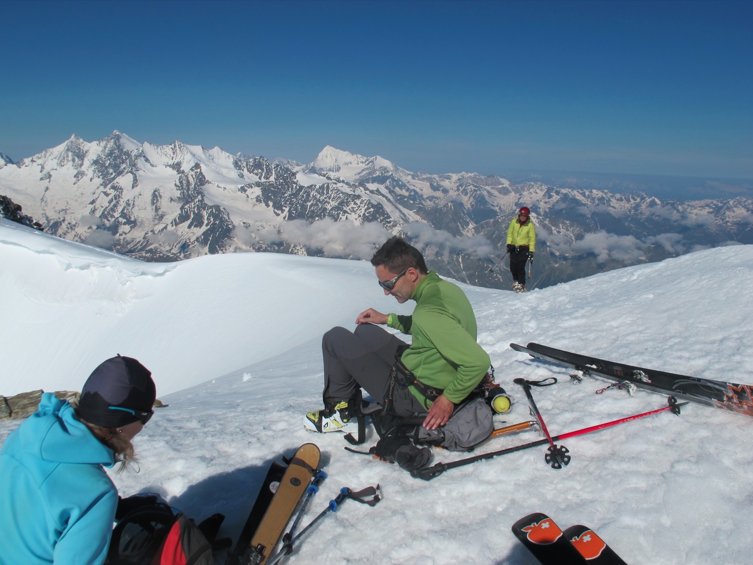 peite pause au sommet