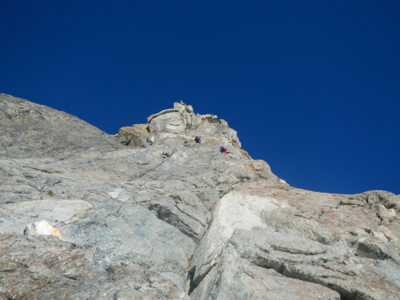 La face E de l'aiguille de la Tsa