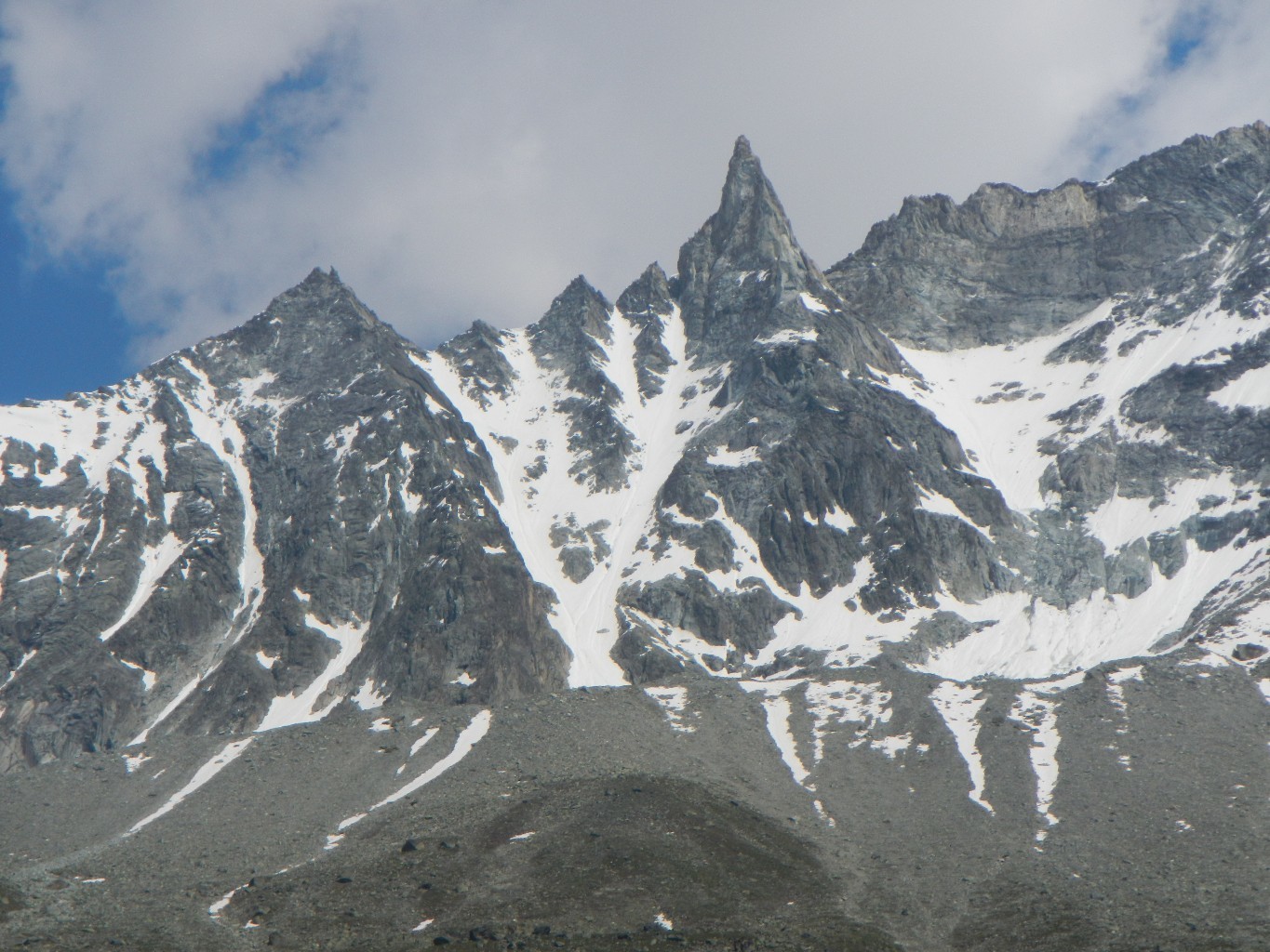 Aiguille de la Tsa et ses magnifiques couloirs !