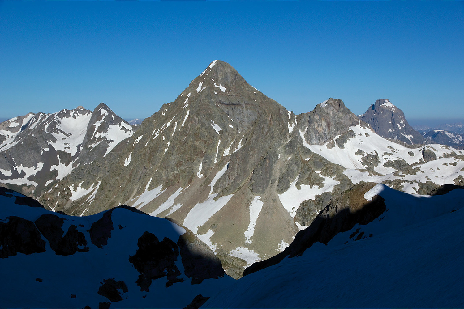 Arriel, Ossau depuis le pied du col Noir