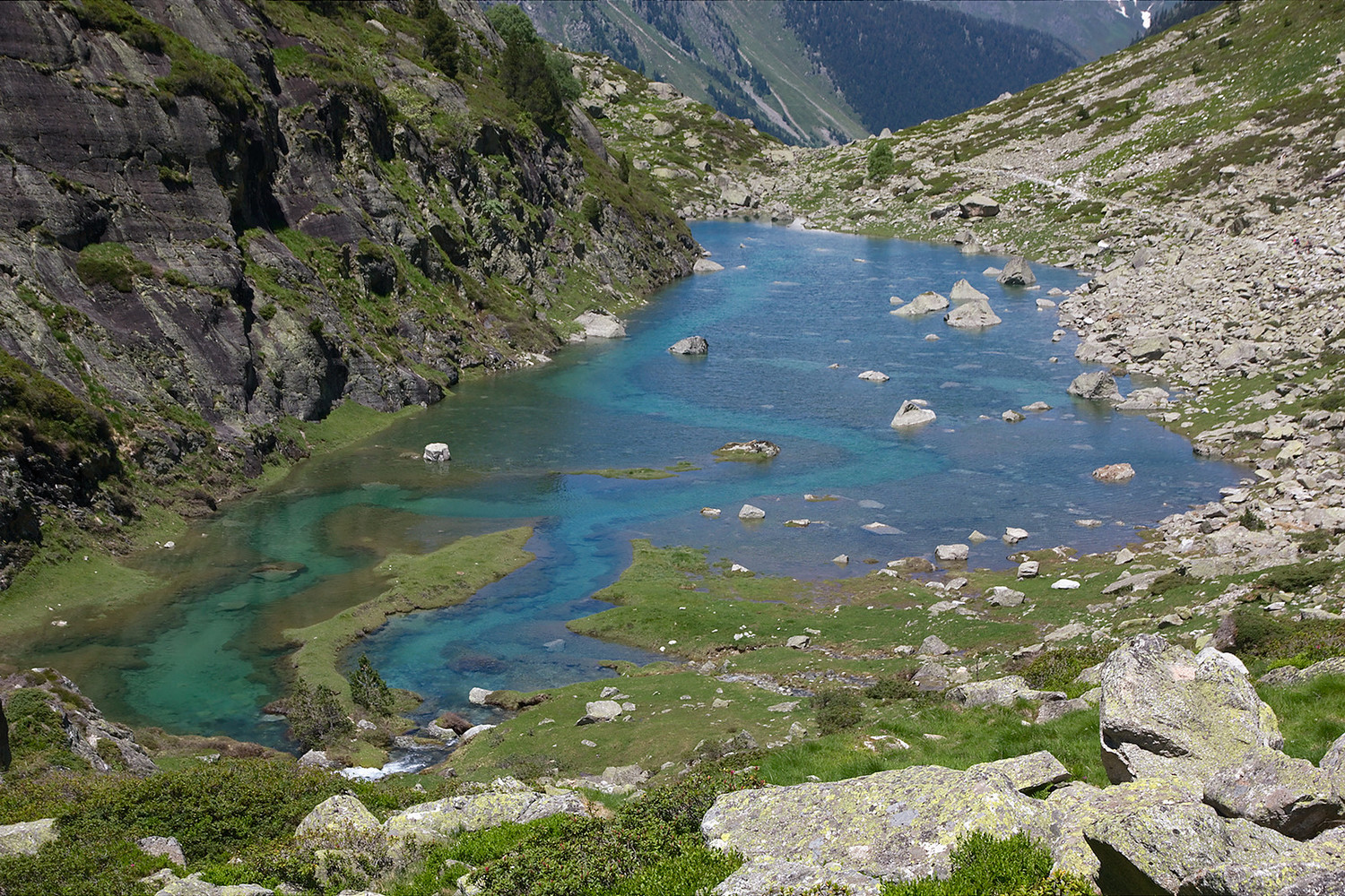La Couradette envahie par les eaux