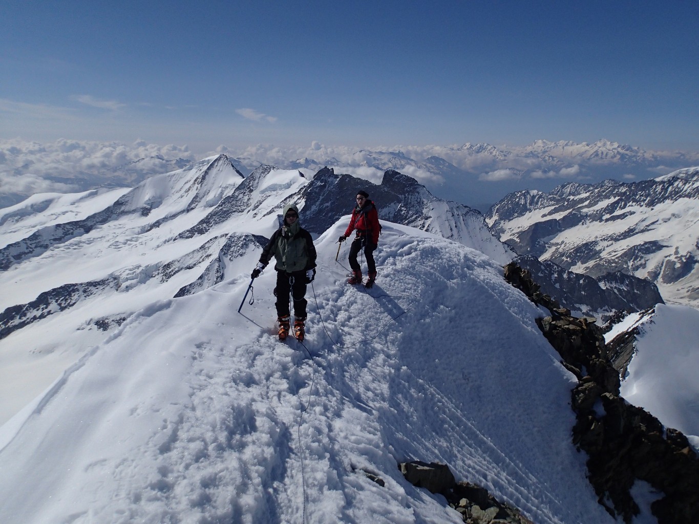 Andras and Steve on the summit
