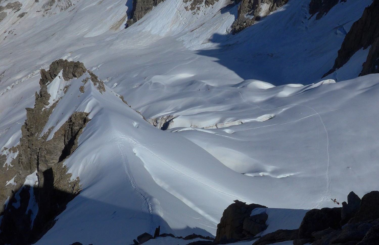 Pte. Isabelle/Etat du glacier des Courtes : Bon.