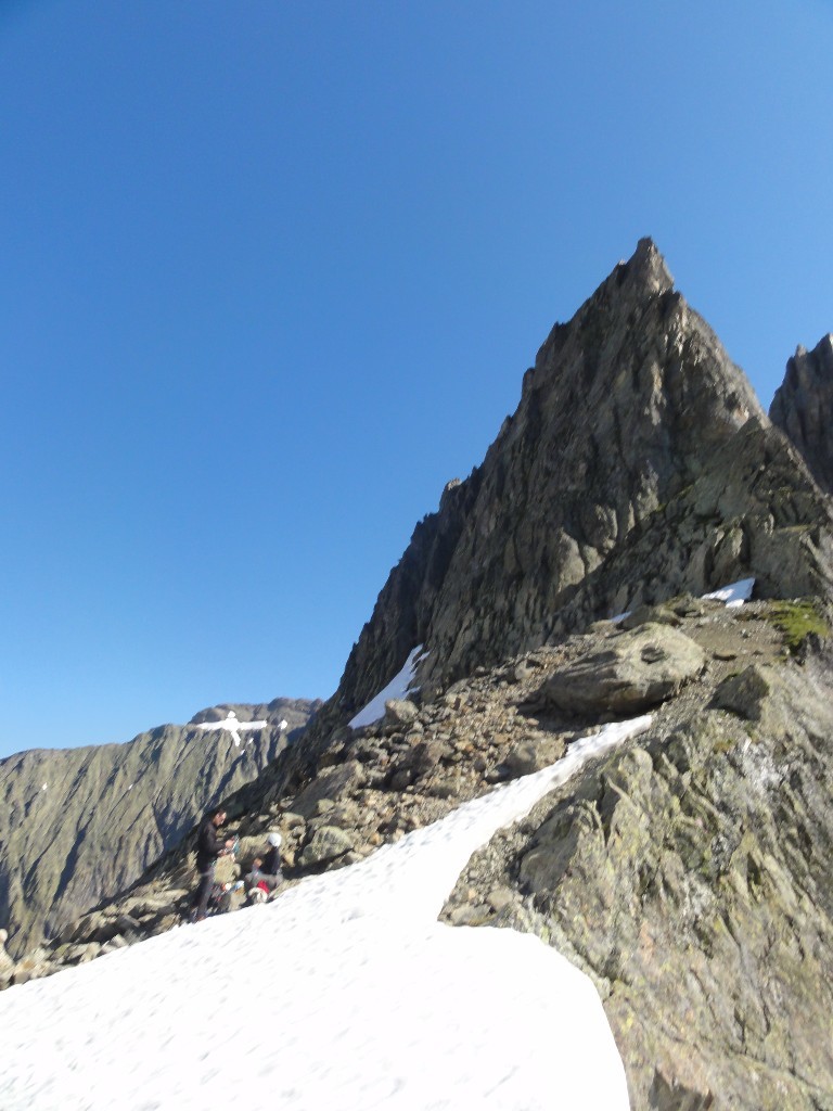 Le dièdre depuis le col