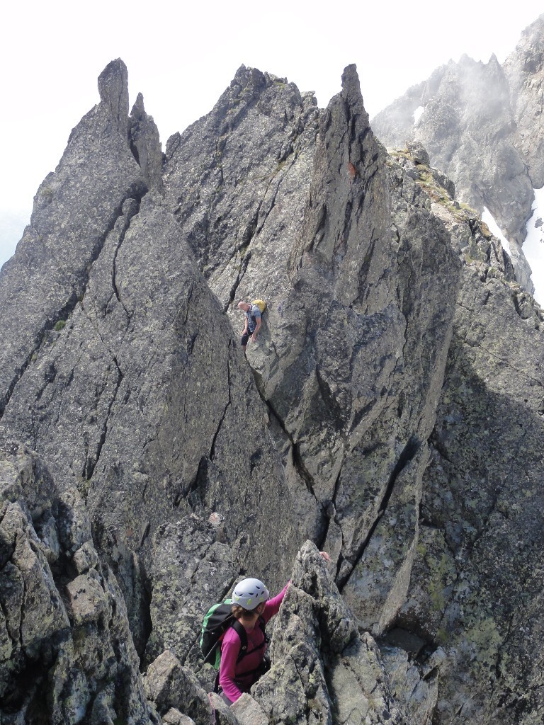 Sur l'arête
