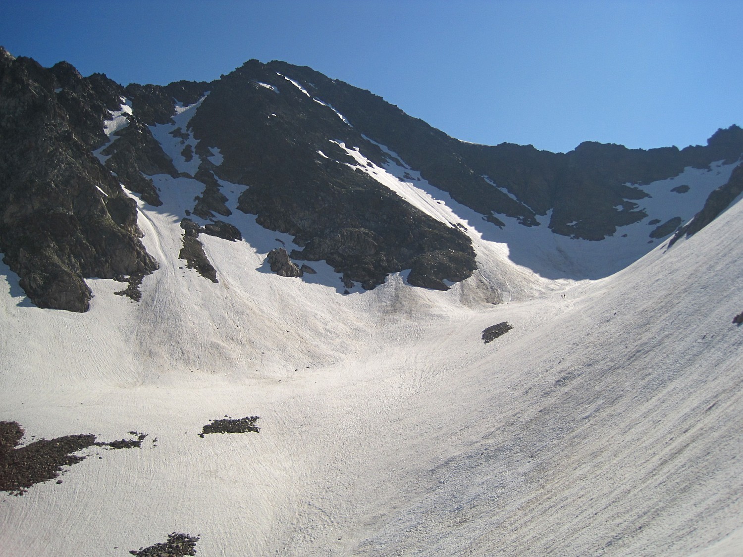 Rocher Blanc et col de l'Amiante