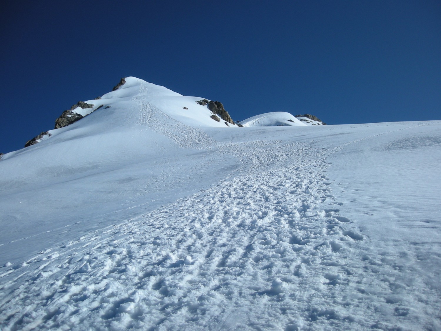 l'arete de neige elargie