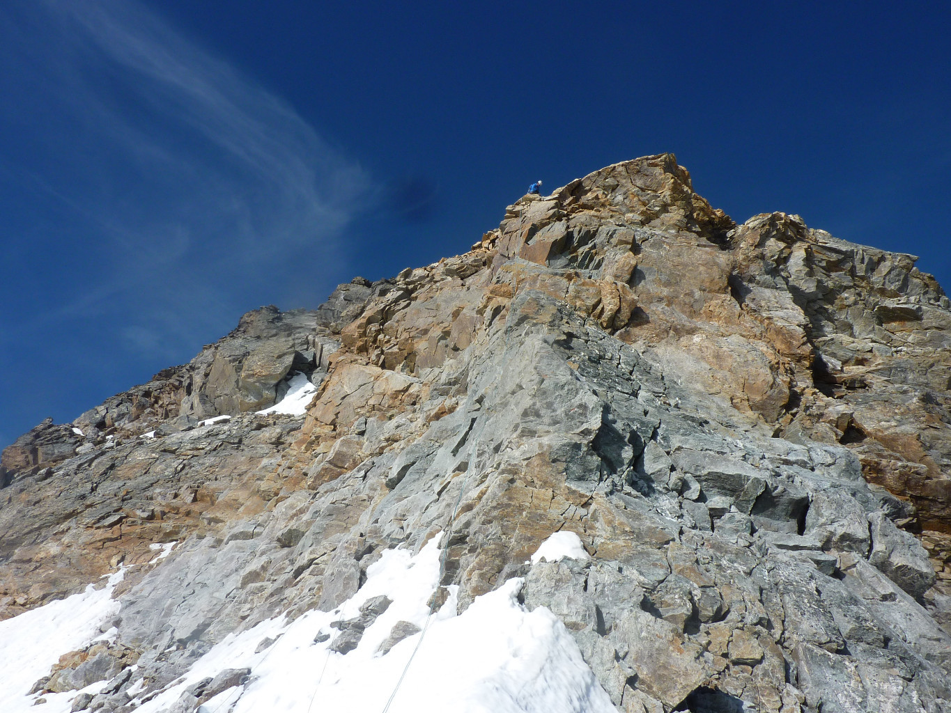 Le rappel de la Cresta d'Arlas