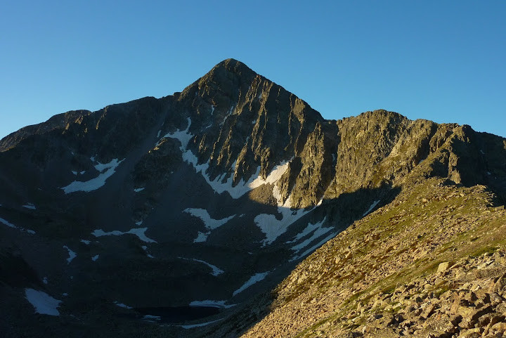 Face Nord de l'Enfer et la crête NW à droite