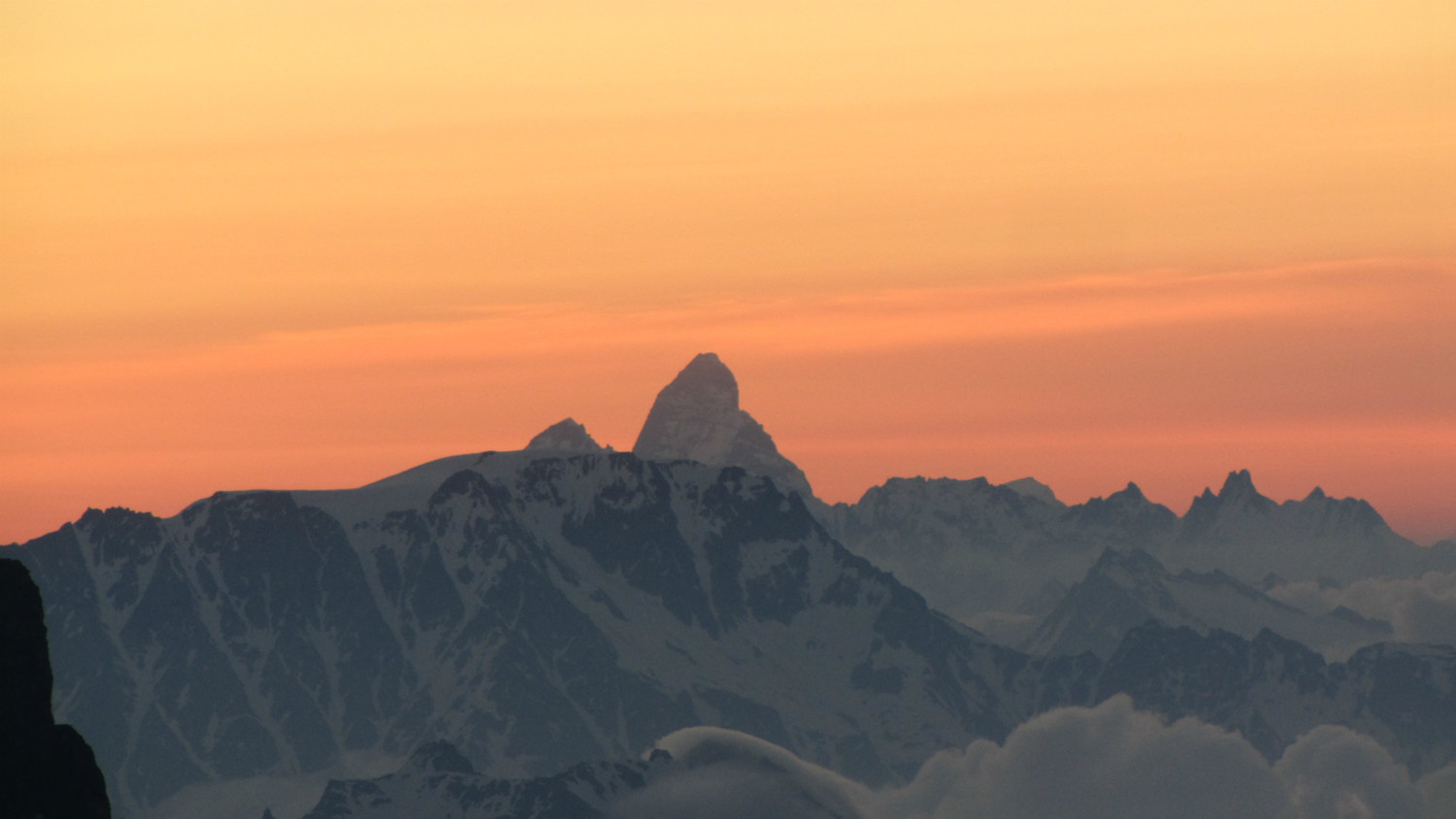 Cervin (lever du soleil)