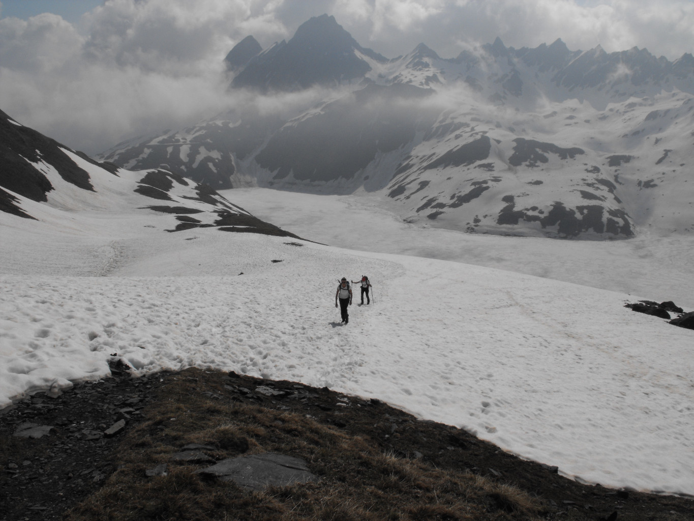 Verso il rifugio Claudio e Bruno
