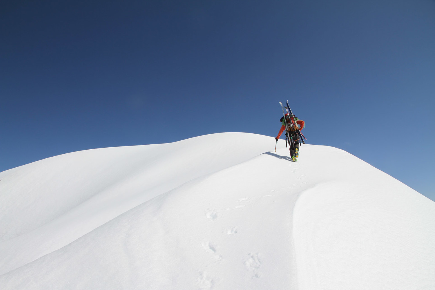 El Manu sur l'arête du Nässihorn