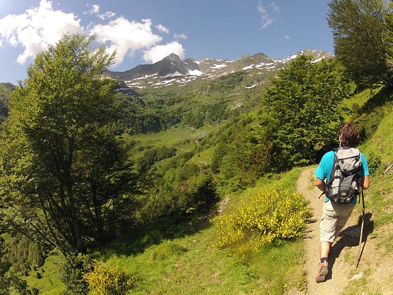 au depart sur le GR 10