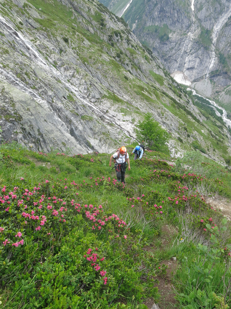 La partie buccolique de la via ferrata