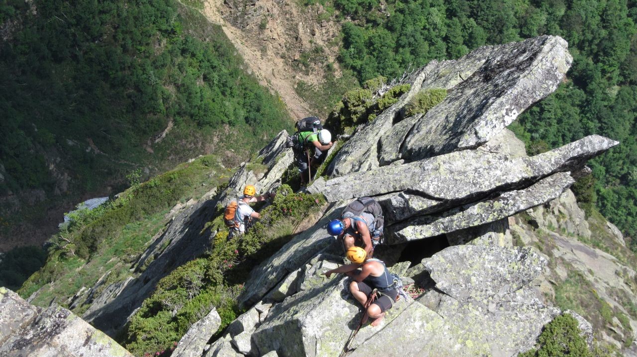 Bouchon sur l'arête