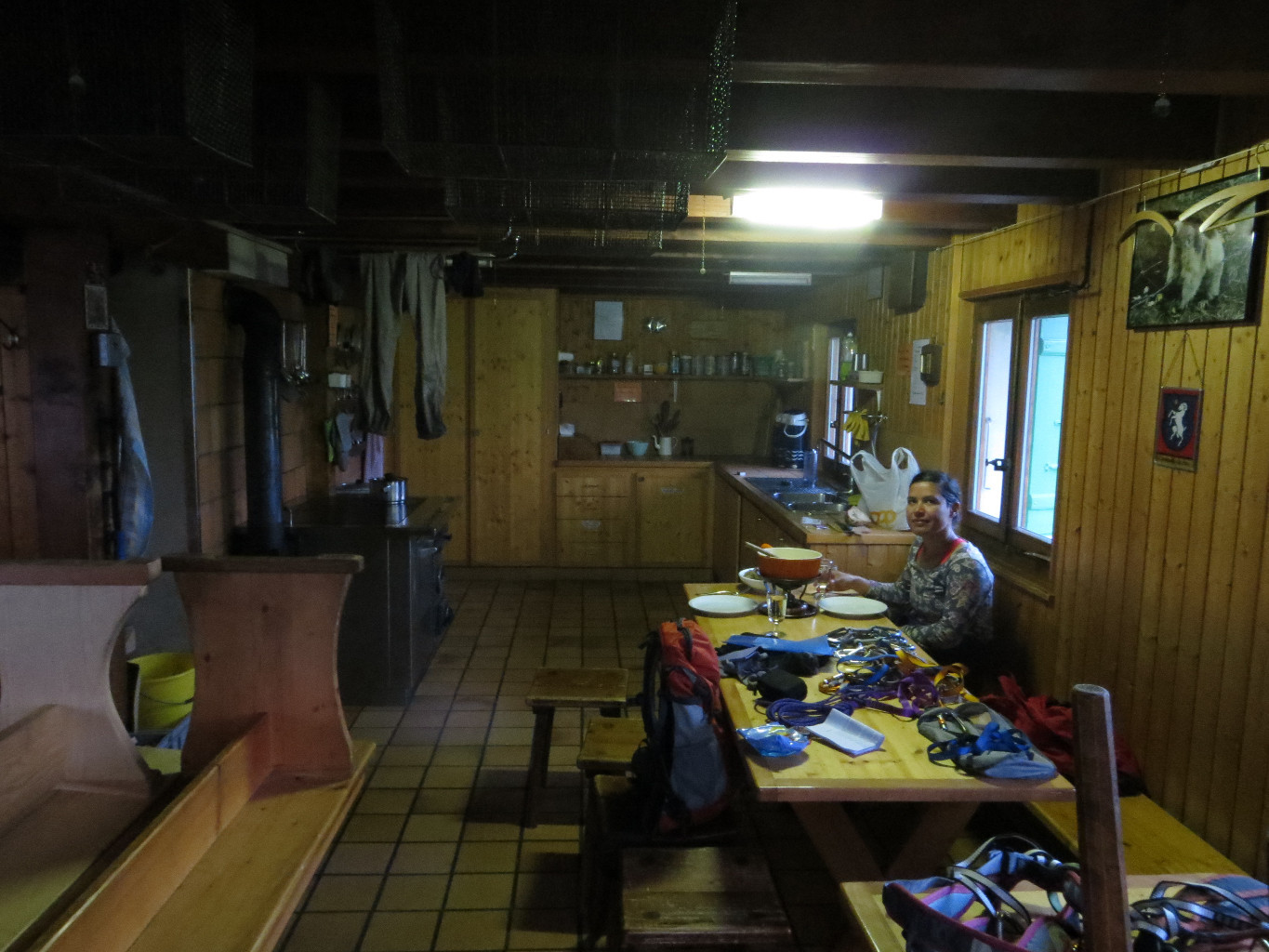 Cabane Barraud, fondue :)