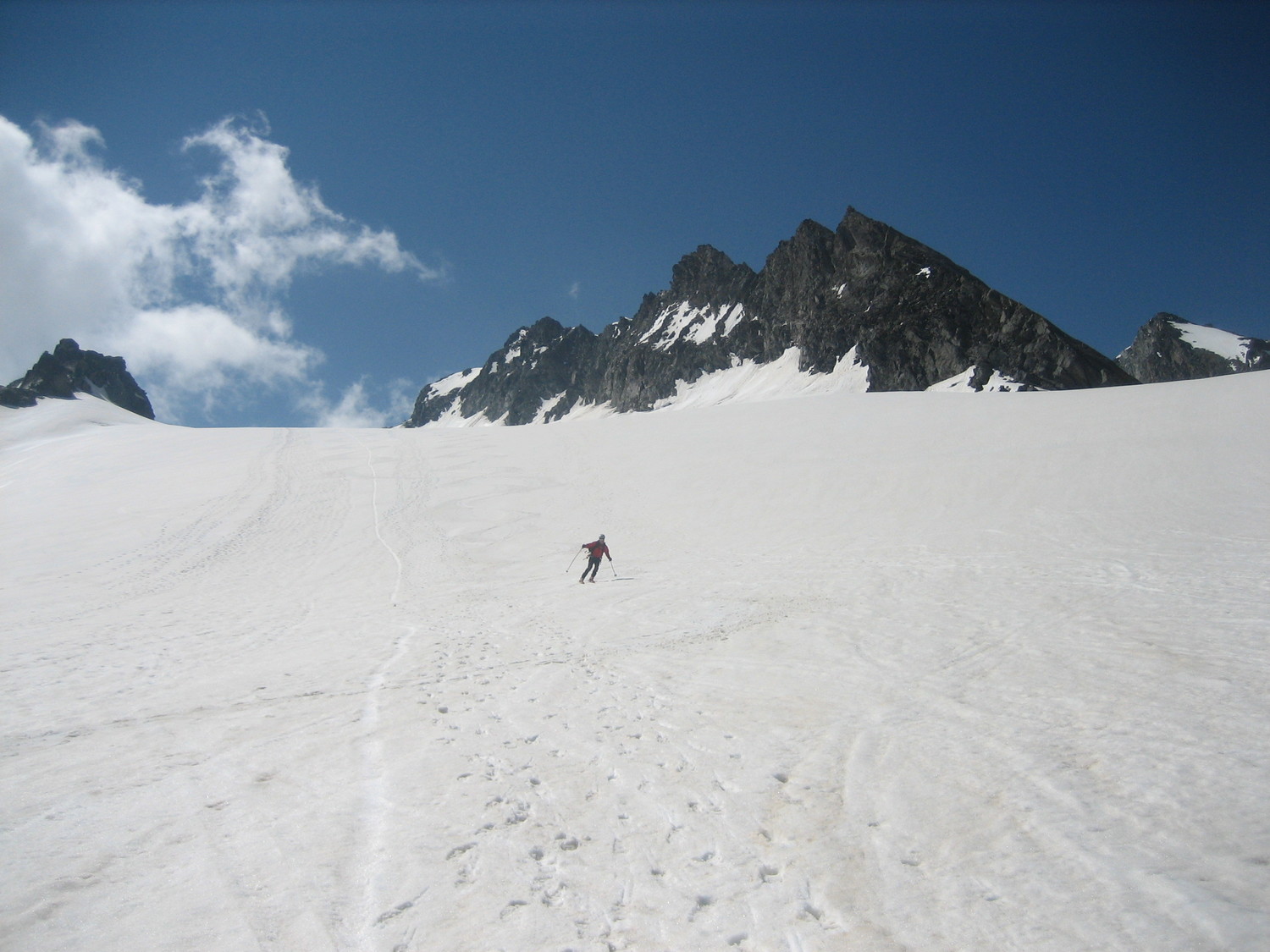 Descente du Glacier de Gébroulaz