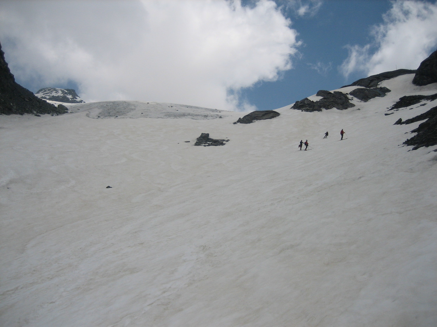 Sous le col de Thorens versant W