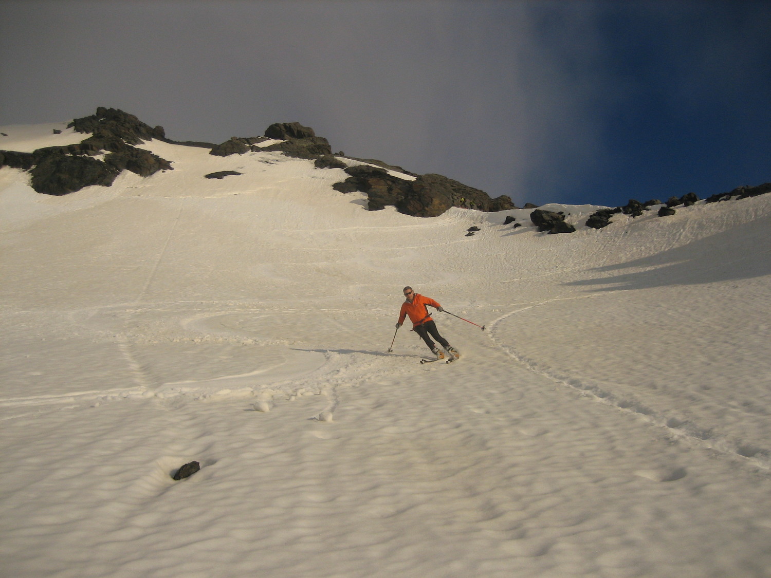 Haut de la descente