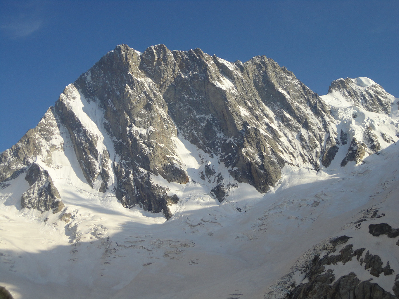 la face nord depuis Leschaux