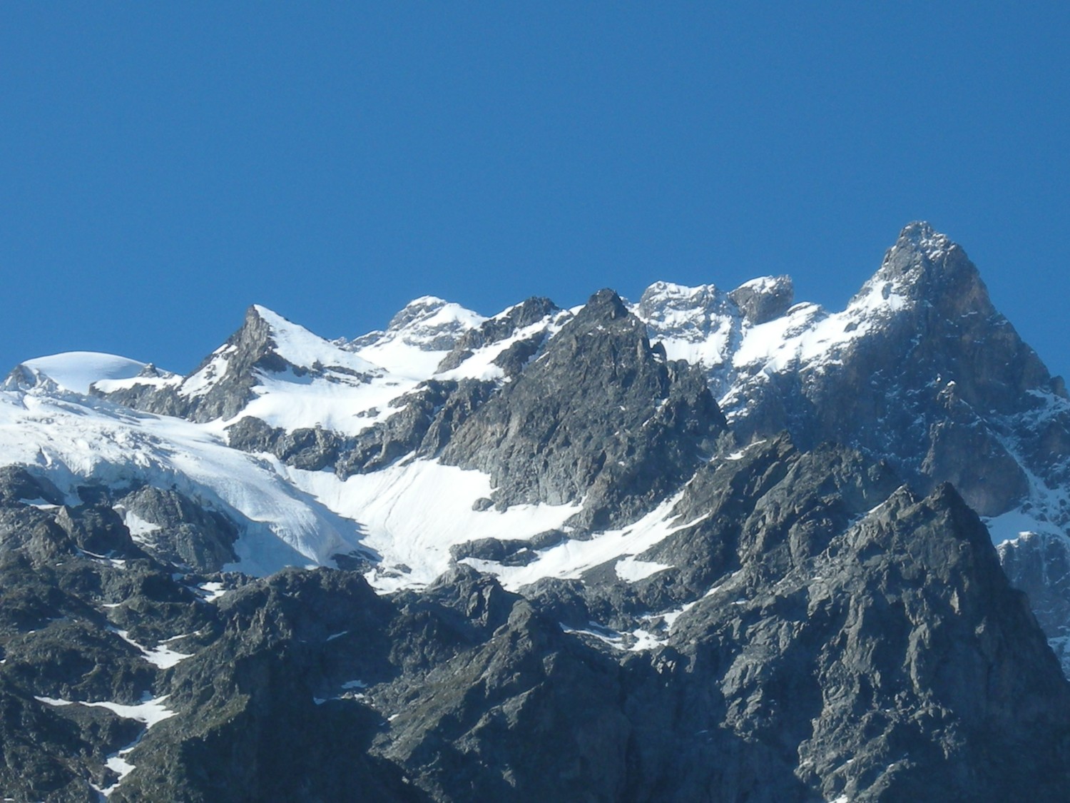 Le massif de la Meije