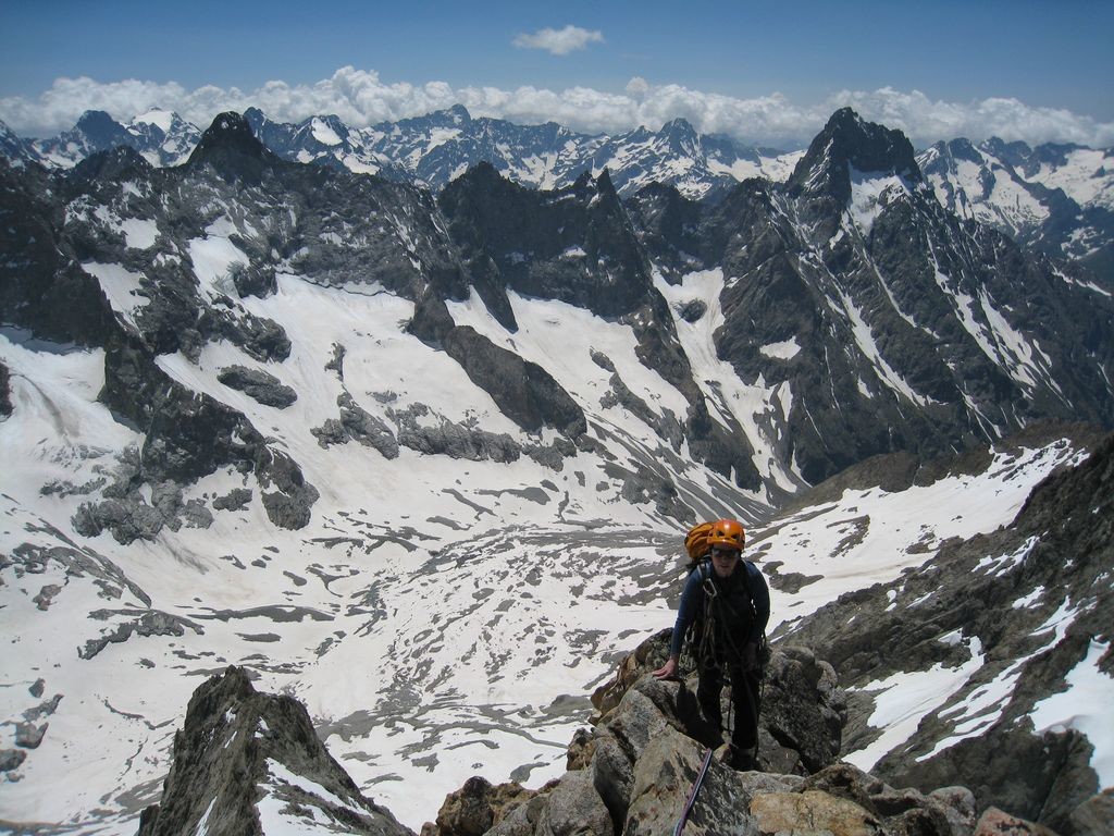 Au sommet de la Pointe Thorant