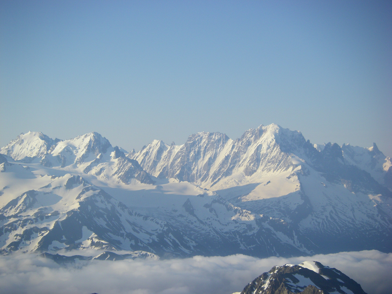 la verte, grandes jorasses