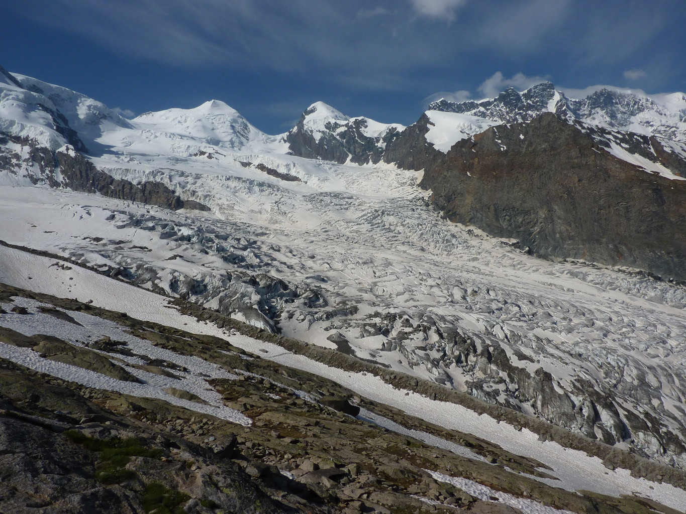 Castore e Polluce dalla Monterosa hutte