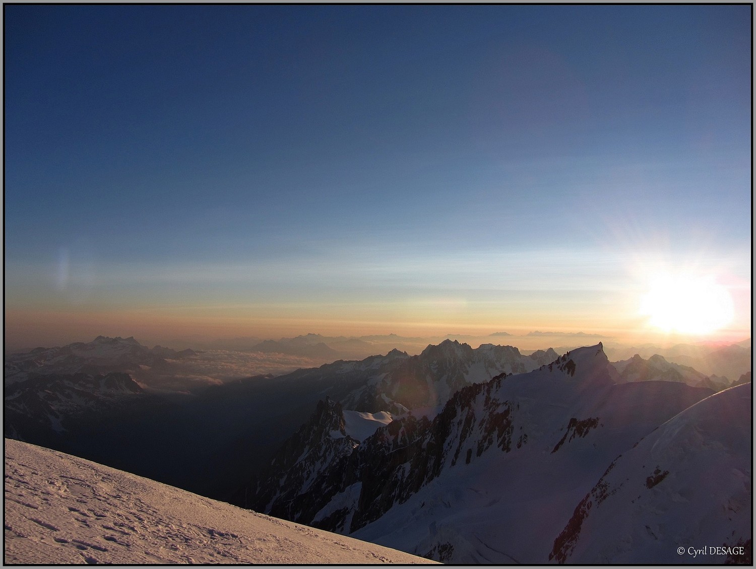 6h07, 4515 m, l'impression d'être au ciel
