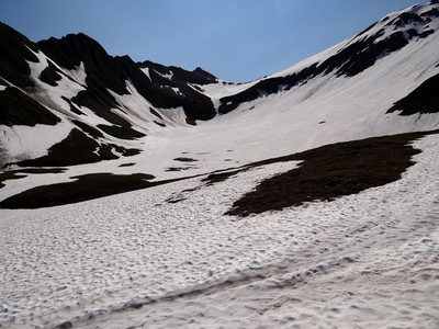 Col du Ban Darrey versant vallon de la Combette