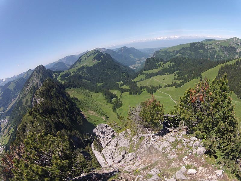 le paysage au Nord Ouest du Chauffé