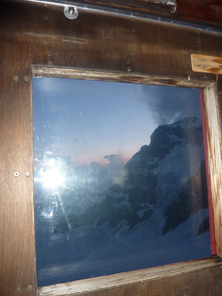 L'aube depuis le bivouac...