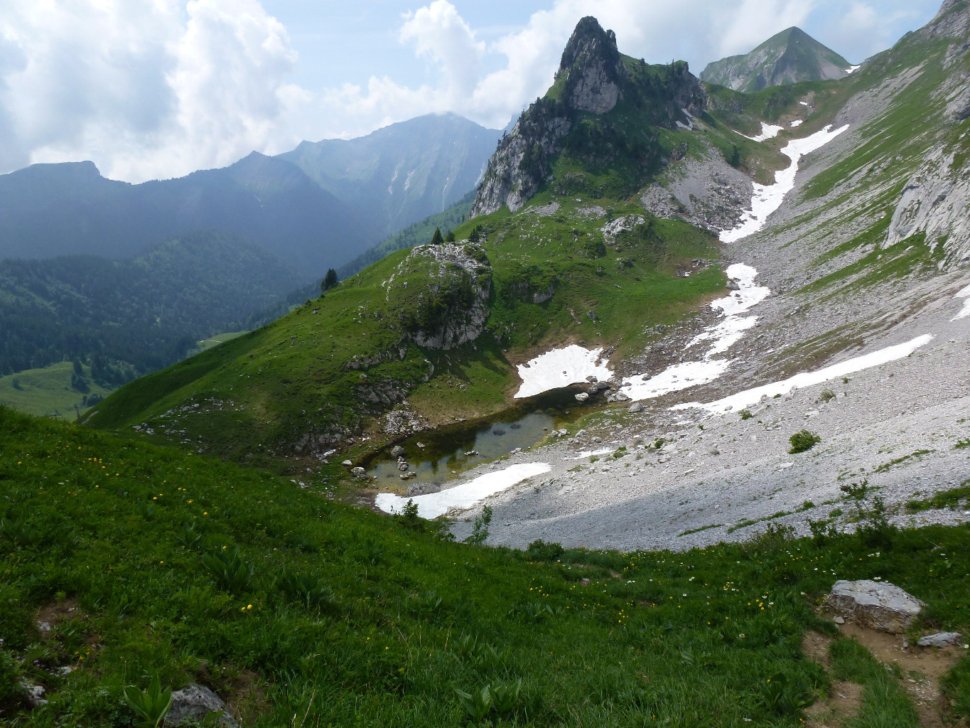 Le petit vallon sous Banc Ferrand