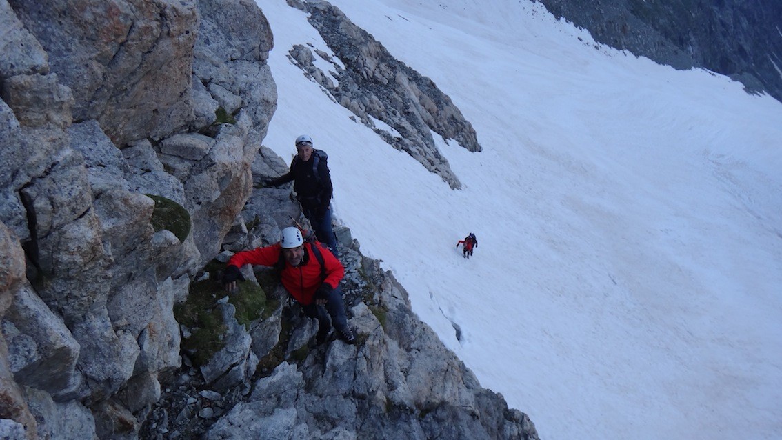 Mont Gioberney début d arête