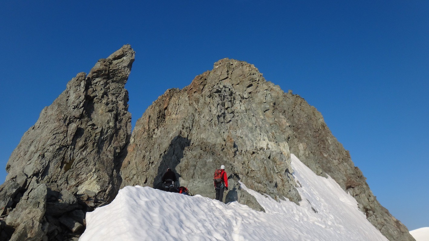 Mont Gioberney rognon sous le sommet
