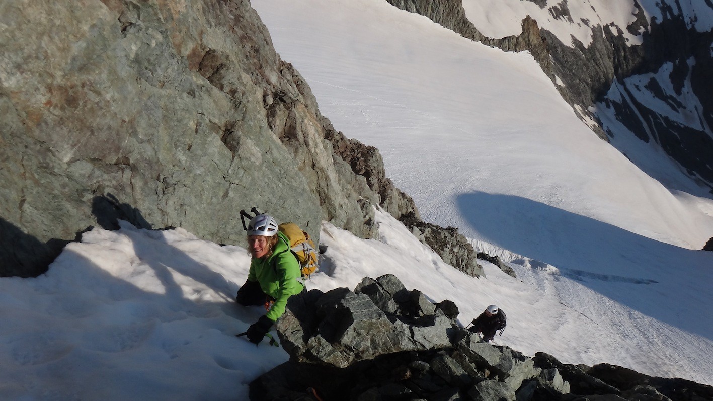 Mont gioberney petit couloir