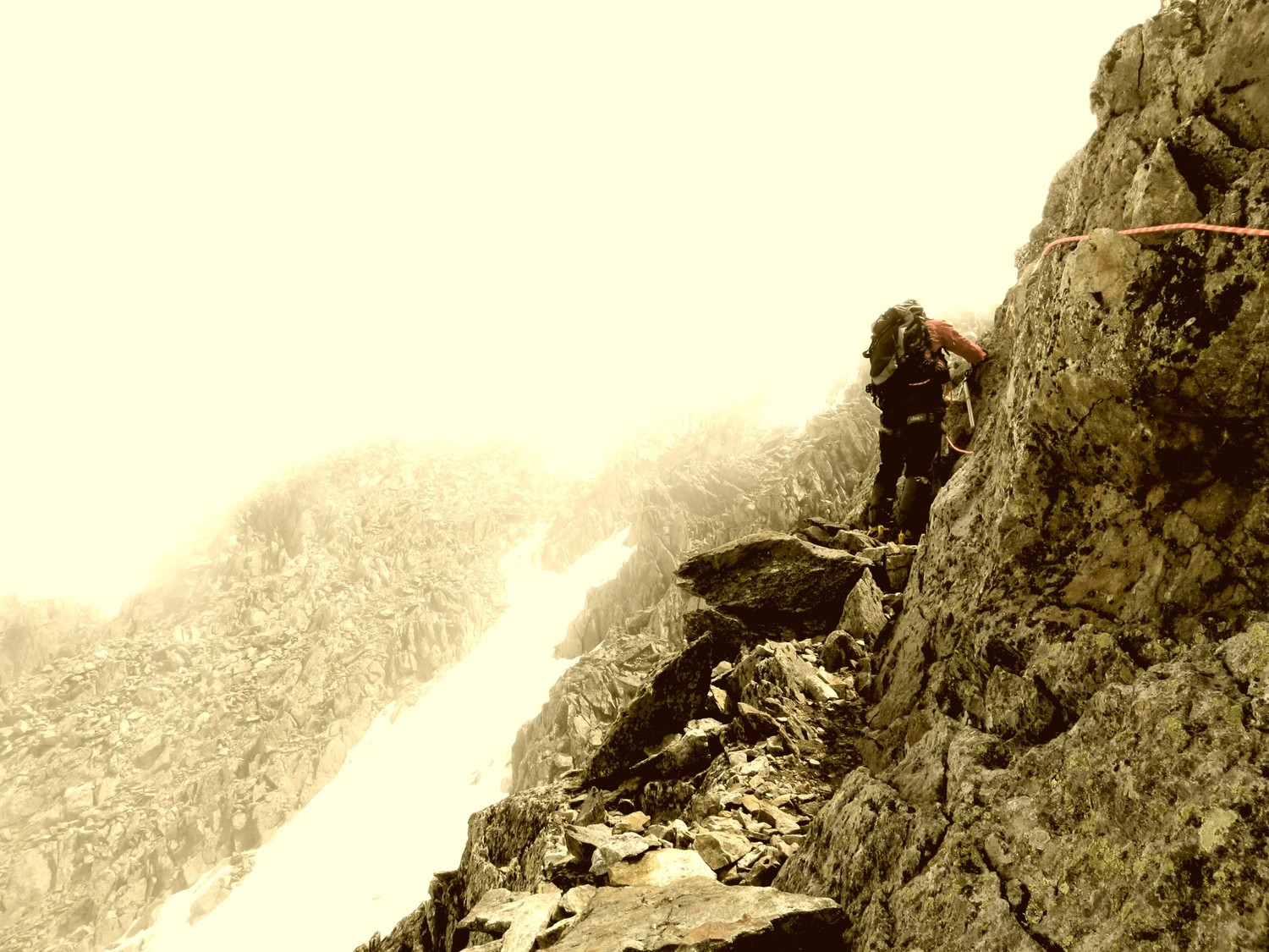 Arête WSW du Gélas