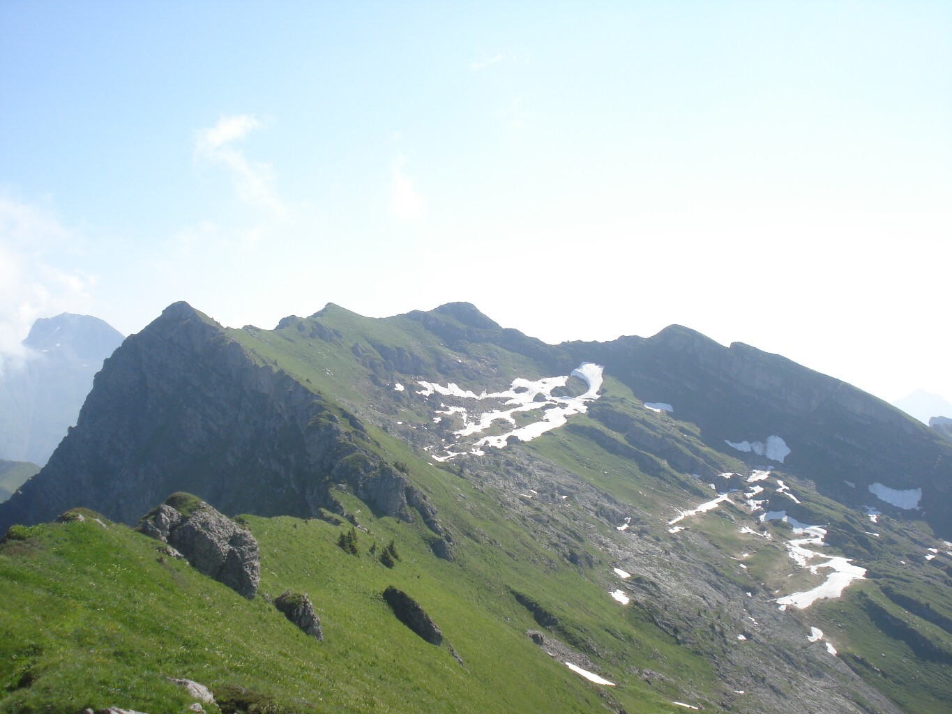 pointe d'Entre Deux Pertuis depuis le Piron