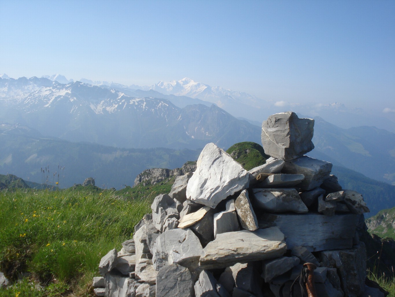 Au sommet de la Pointe d'Entre Deux Pertuis