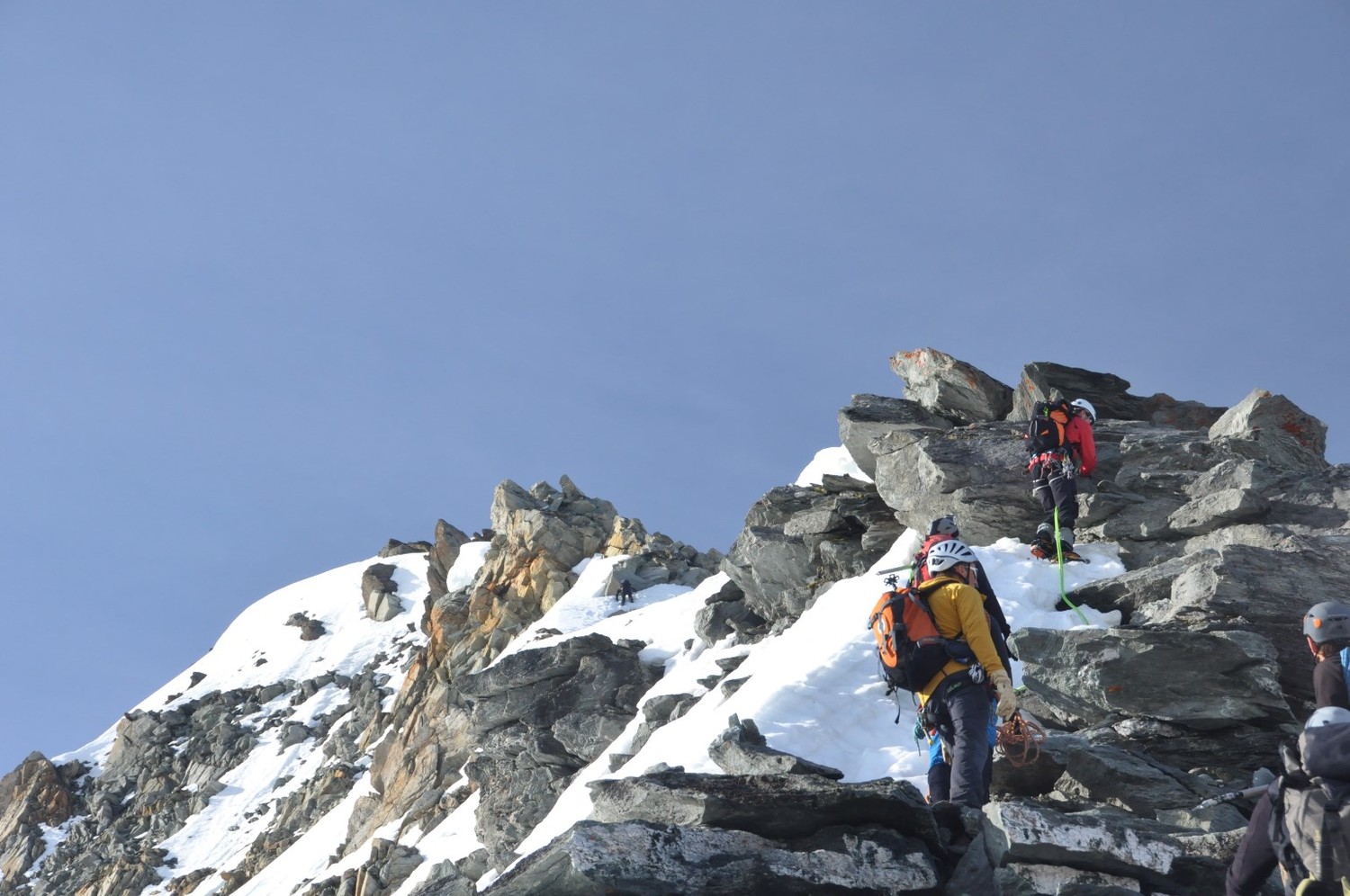 Sur l'arête