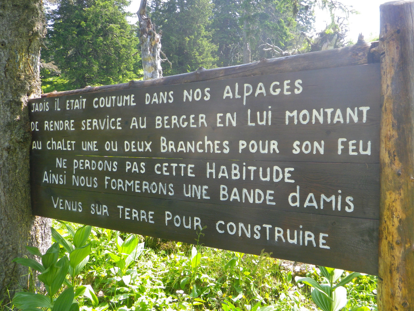 A prevoir avant de monter.