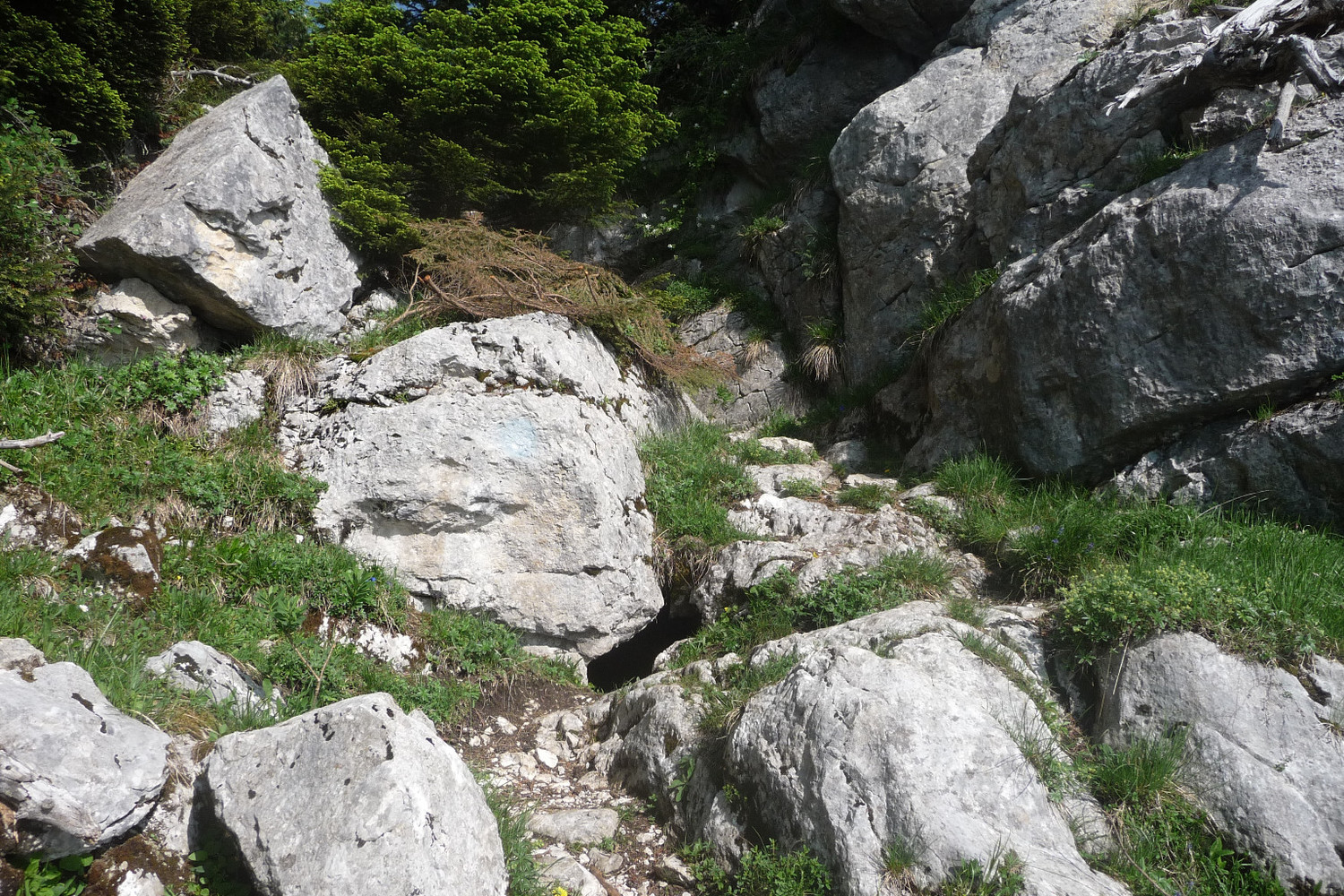 départ à 1605m
