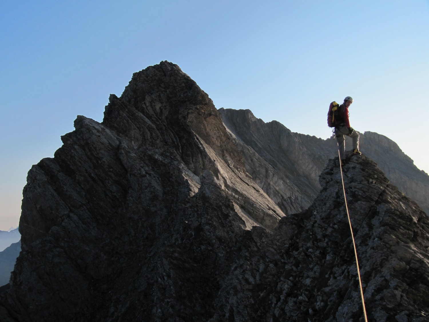 Sur l'Arête Vierge