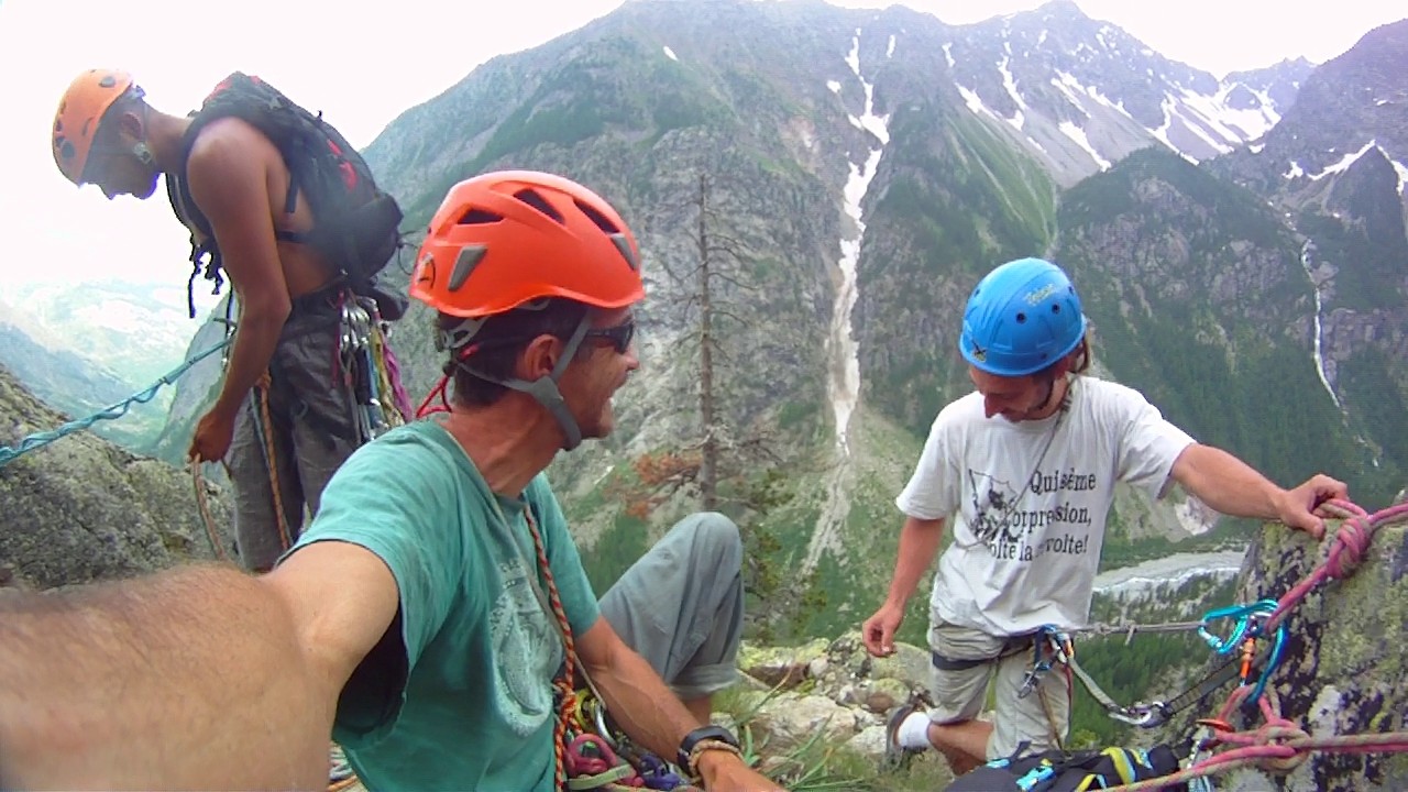 fin de la voie,depart du 1er rappel