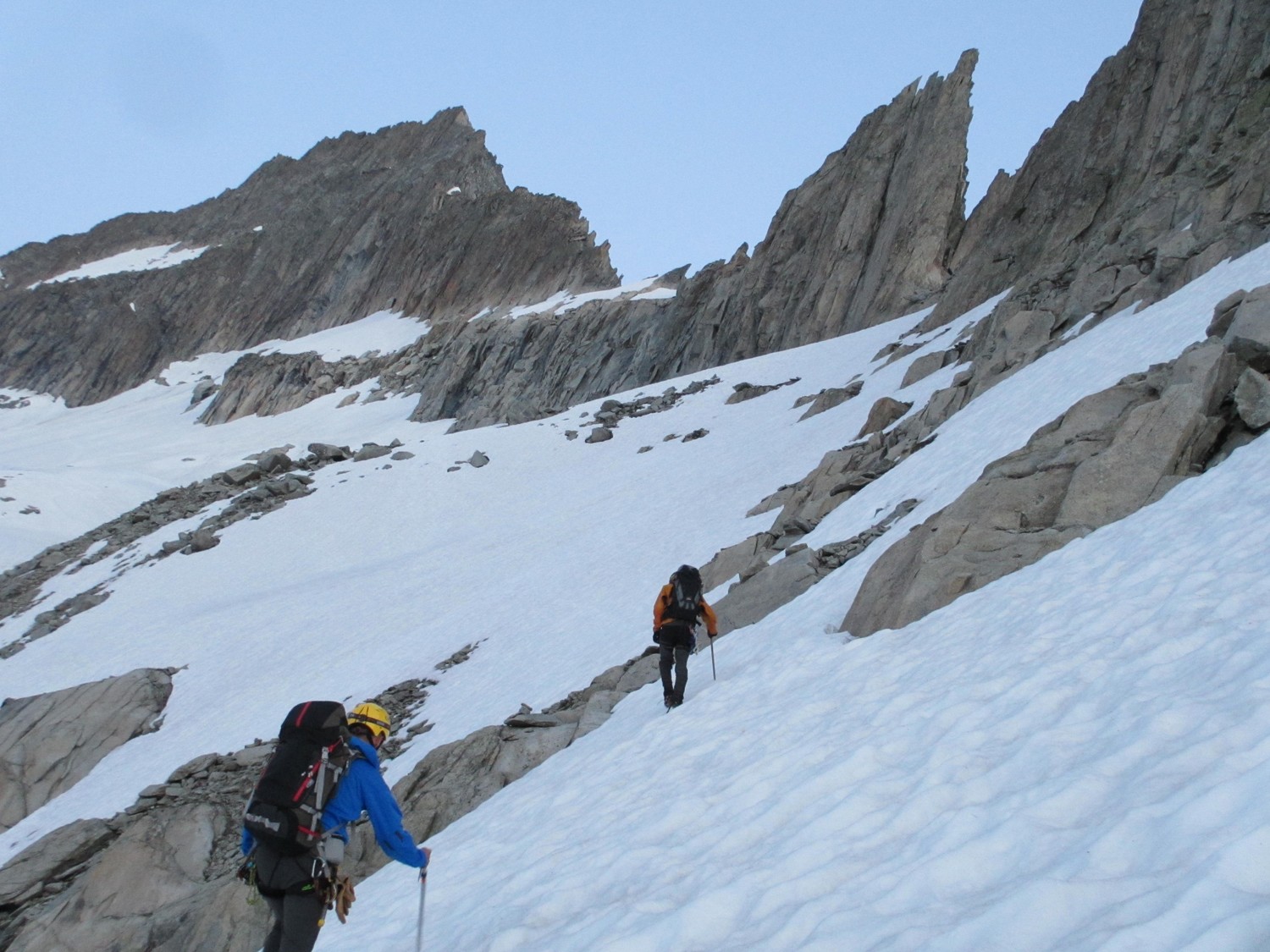 Approche. Arête bien sèche