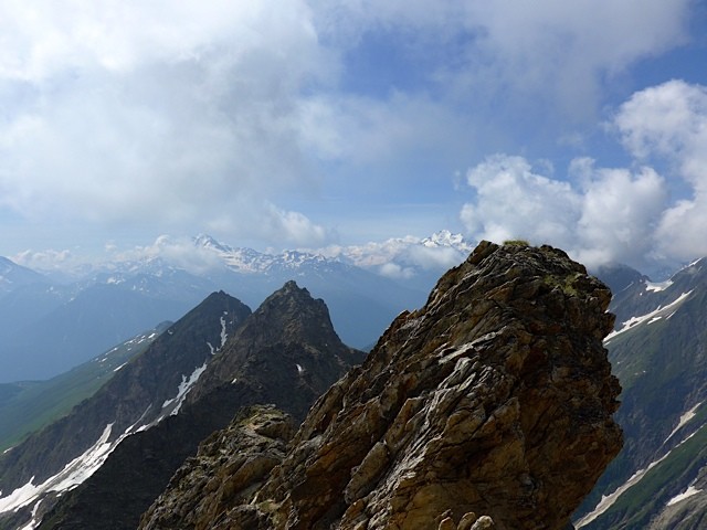 sur l'arête
