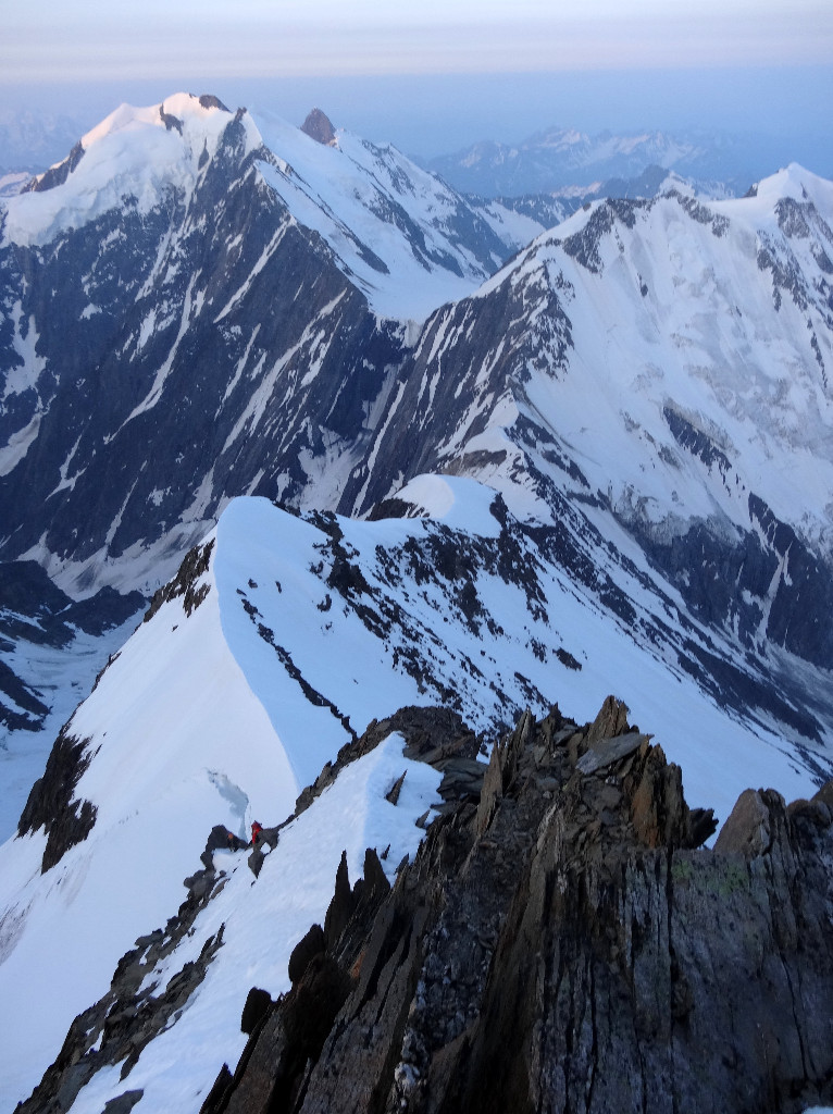 Arête sud de l'aiguille de Bionnassay